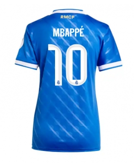 Billige Fotballdrakt Real Madrid Kylian Mbappe #10 Replika Tredjedrakt Dame 2025-26 Kortermet